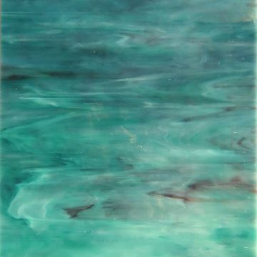 Stained Glass Sheet: Smokey Teal