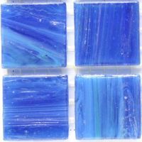 Glass tile, 20mm: Mermaid