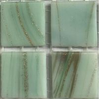 Glass tile, 20mm: Mint Delight