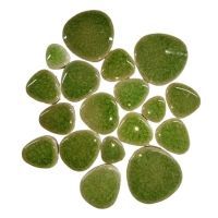 Ceramic Pebble, Moss