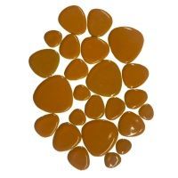 Ceramic Pebble, Orange