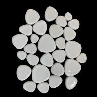 Ceramic Pebble, White