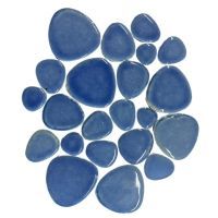 Ceramic Pebble, Cornflower