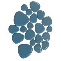 Ceramic Pebble, Azure