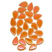 Ceramic Water Drops, Iridised Orange, 50g