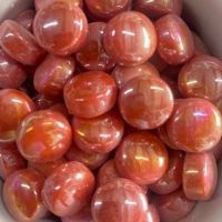 Optic Drops:  Pearlised Dark Orange