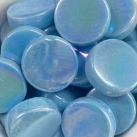 XL Penny Rounds, Iridescent Turquoise