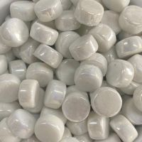Mini Round, 10mm, White Pearl