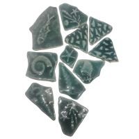 Ceramic Shards, Ocean green, 200g