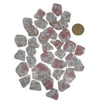 Ceramic Shards, Peach Floral