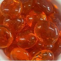 Glass Nuggets: Tangerine Crystal