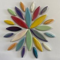 Ceramic Petals, Kaleidescope mix (iridised), 50g