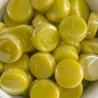 15mm iridescent rounds, Yellow