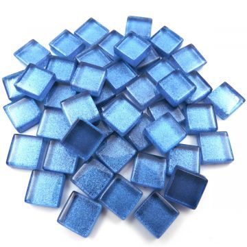 10mm glass tile, Mini Gleam: Ether