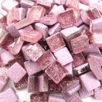 Glitter Glass: 10mm Mini Princess Pink