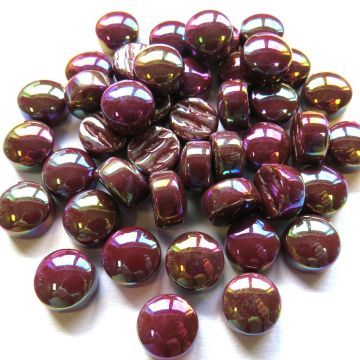 Optic Drops:  Pearlised Bordeaux