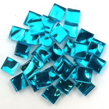 Mirror tiles, 10mm: turquoise