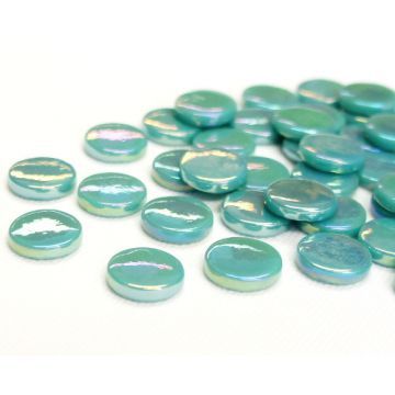 Penny Rounds: Mid Teal Pearl