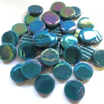 Penny Rounds: Deep Teal Pearl