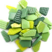 Glass Snippets: Greenhouse (green mix)
