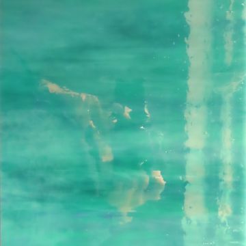 Stained Glass Sheet: Pale Teal Pearl