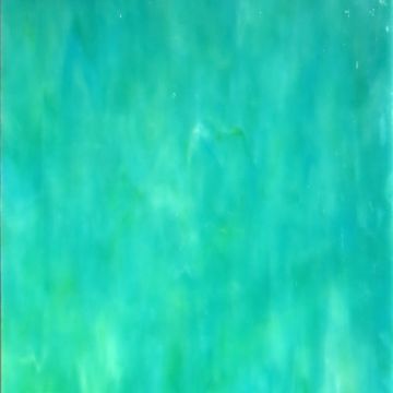 Stained Glass Sheet: Pale Teal Streaky