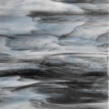 Stained Glass Sheet: Moody grey swirl