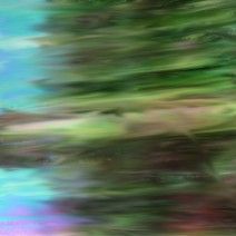 Stained Glass Sheet: Tidal Moon