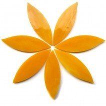 Stained Glass Petals: Mango Nectar Large