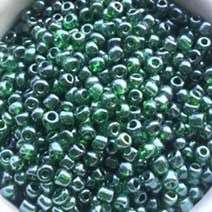 Seed beads, Green
