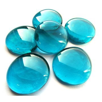 Glass Nuggets: XL Teal Crystal