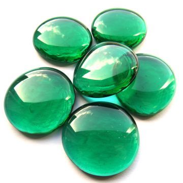 Glass Nuggets: XL Emerald Crystal