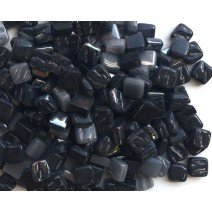 Glass tile 8mm: Black Velvet, Ottoman Mixes, 100g