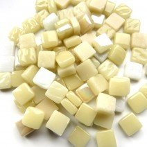Glass tile 8mm: Ivory keys, Ottoman Mixes, 100g