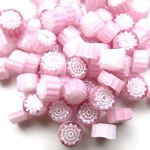 Millefiori by Effetre: Pink White Flower