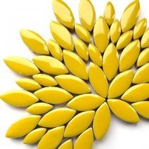 Ceramic Petals: Citrus Yellow