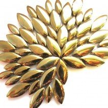 Ceramic Petals: Gold