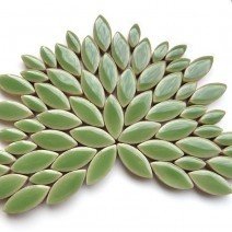Ceramic Petals: Jade
