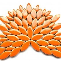 Ceramic Petals: Popsicle Orange