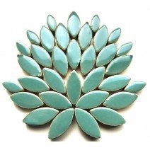 Ceramic Petals: Phthalo Green