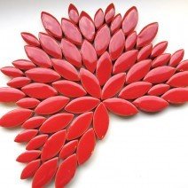 Ceramic Petals: Poppy Red