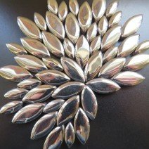 Ceramic Petals: Silver