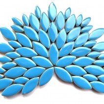 Ceramic Petals: Thalo Blue