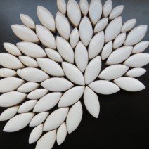 Ceramic Petals: White