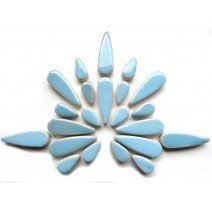 Ceramic Teardrops: Azure