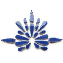 Ceramic Teardrops: Delphinium