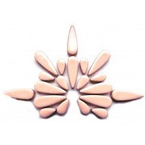 Ceramic Teardrops: Sweet Pink