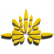 Ceramic Teardrops: Citrus Yellow