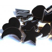 Ceramic Charms: Black