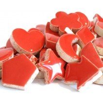 Ceramic Charms: Red